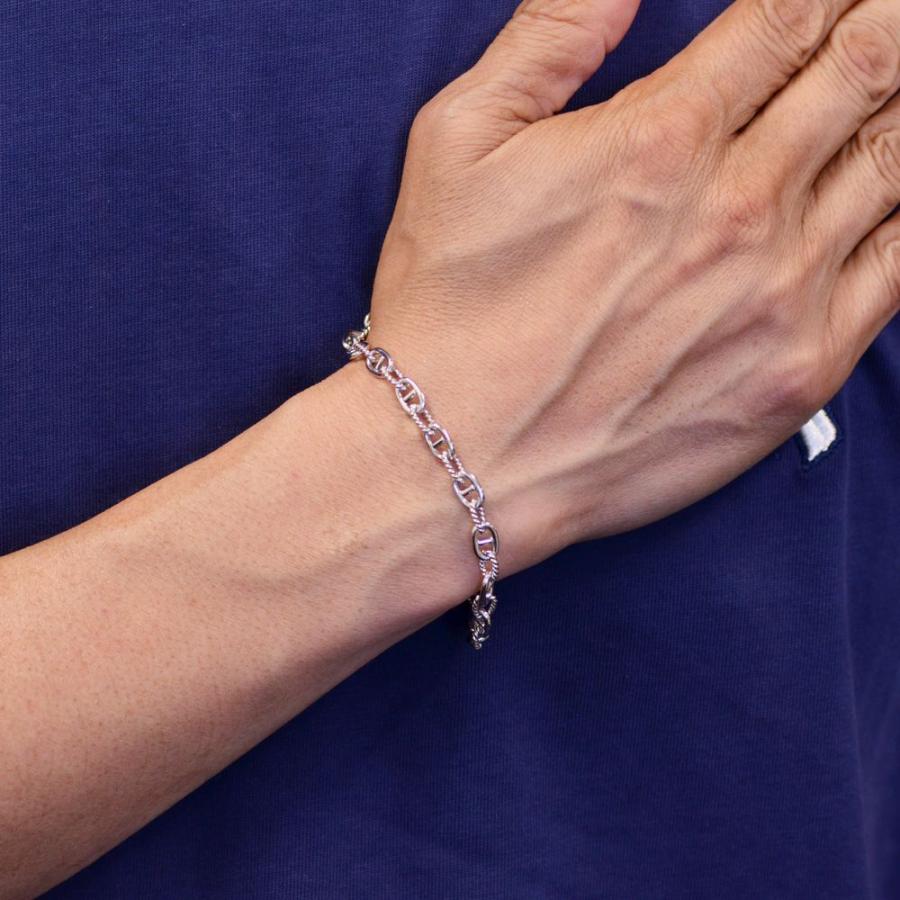 ブレスレット メンズ プラチナ Pt900 20cm 地金 チェーンブレスレット