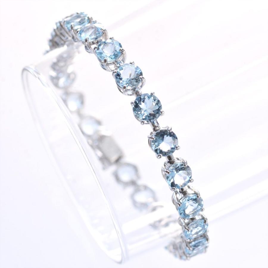 日本製 Pt900 プラチナpt900 天然石 ロンドンブルートパーズ ヘッド