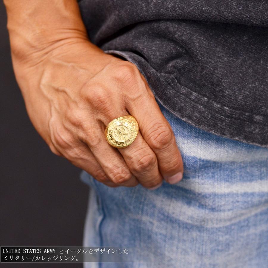 1950’s US Marines 18k ゴールドミリタリーリング 24号 アメリカ製・US.MARINE公認・ミリタリーカレッジリング・18KT・新品