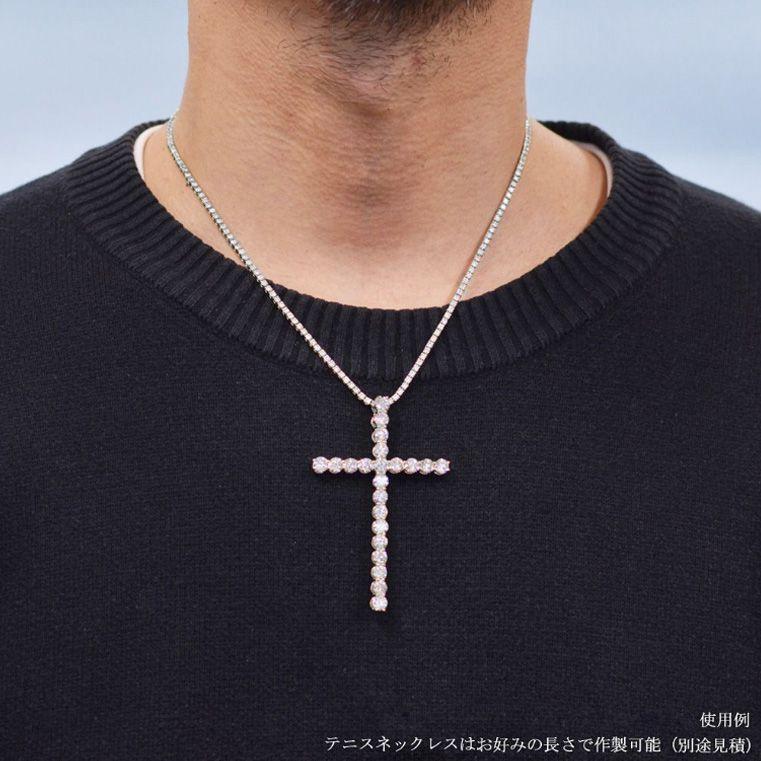 ダイヤモンド テニスネックレス K18WG 18金 ホワイトゴールド 5