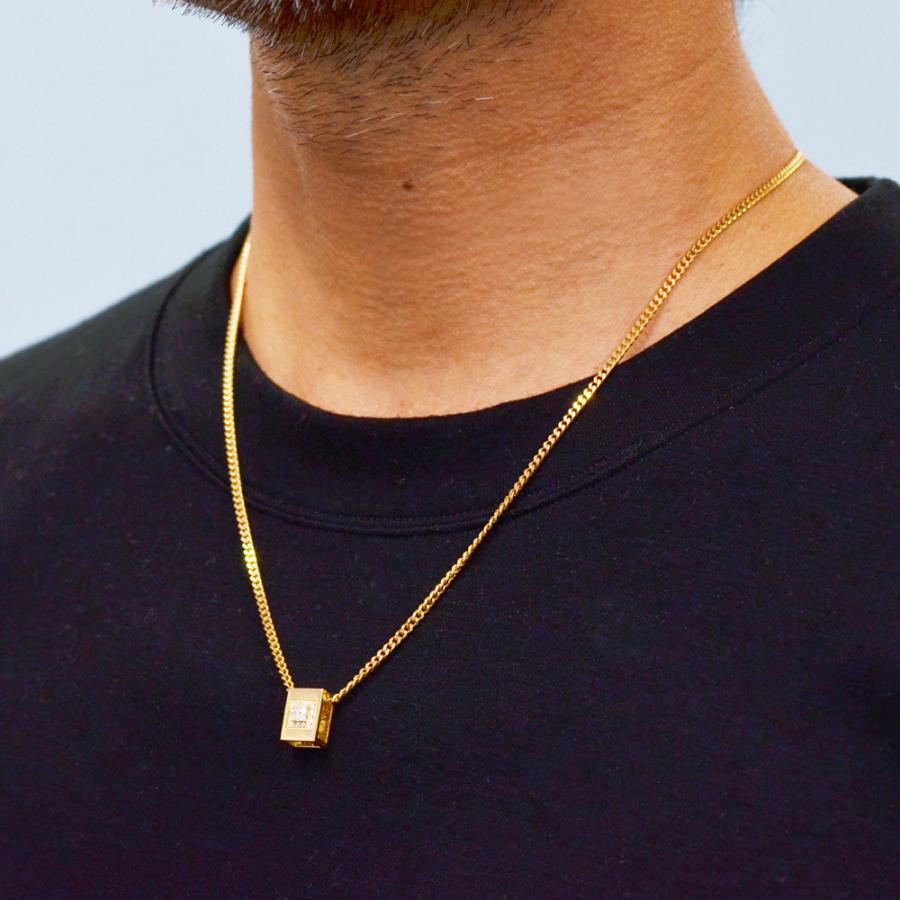 K18 額縁風ペンダントトップ ダイヤモンド 18金 喜平対応 リバーシブル