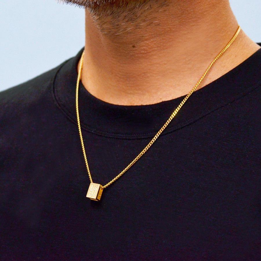 喜平 ネックレス K18 メンズ 18金 イエローゴールド ダイヤモンド