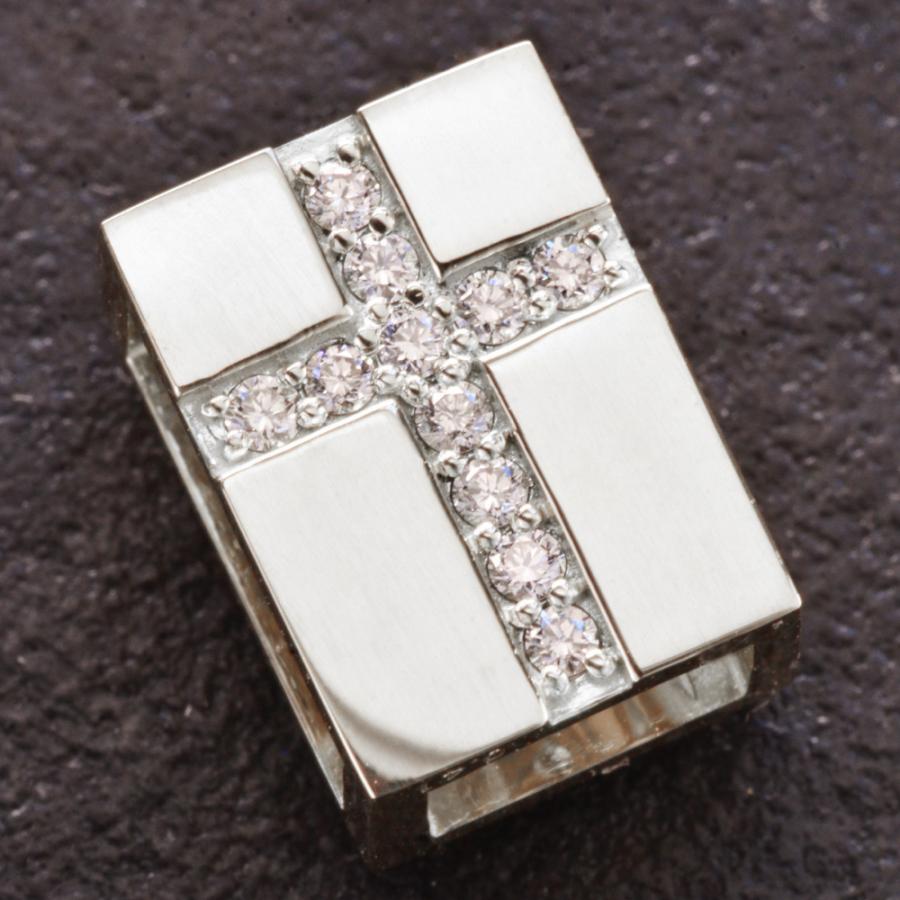 ペンダントトップ メンズ プラチナ Pt900 ダイヤモンド ビーズ