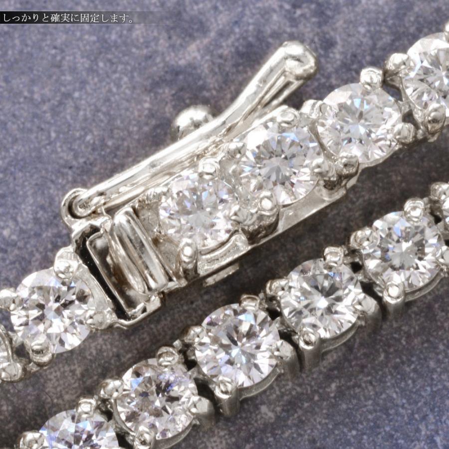 テニスネックレス メンズ K18WG 18金 ホワイトゴールド ダイヤモンド
