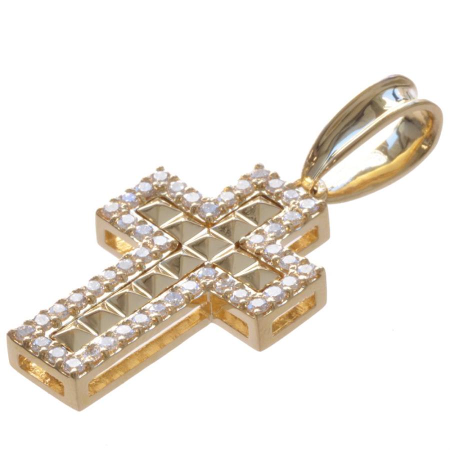 ペンダントトップ メンズ K18 18K 18金 イエローゴールド ダイヤモンド