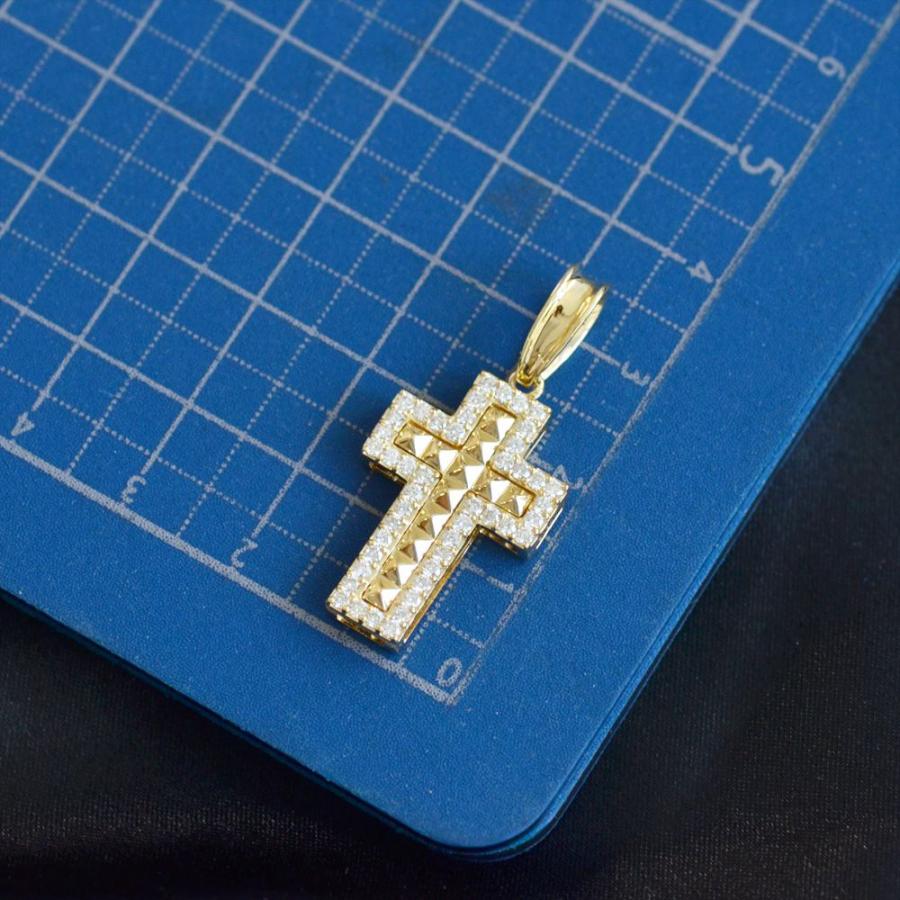 ペンダントトップ メンズ K18 18K 18金 イエローゴールド ダイヤモンド