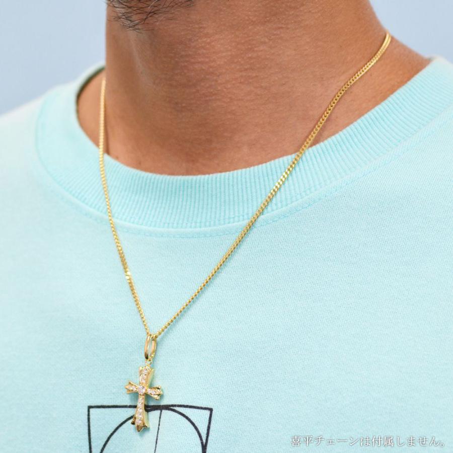 ペンダントトップ メンズ 18金 K18 ダイヤモンド メンズペンダント