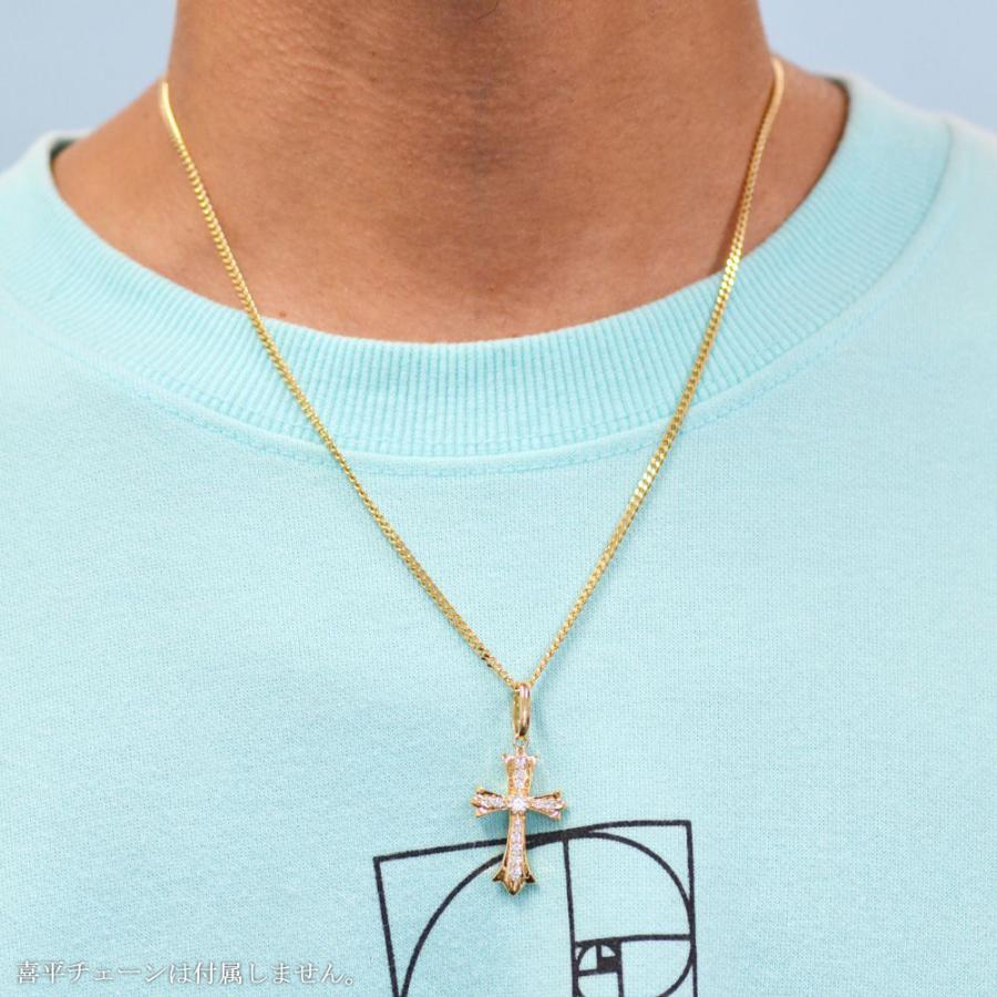 ペンダントトップ メンズ 18金 K18 ダイヤモンド メンズペンダント