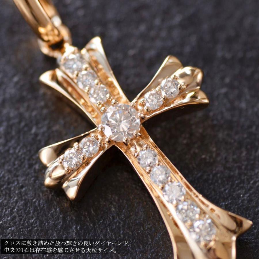 ペンダントトップ メンズ 18金 K18PG ダイヤモンド メンズペンダント