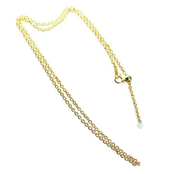 12%OFFクーポン】K18 チェーン ネックレス 18金 カットアズキ メンズ