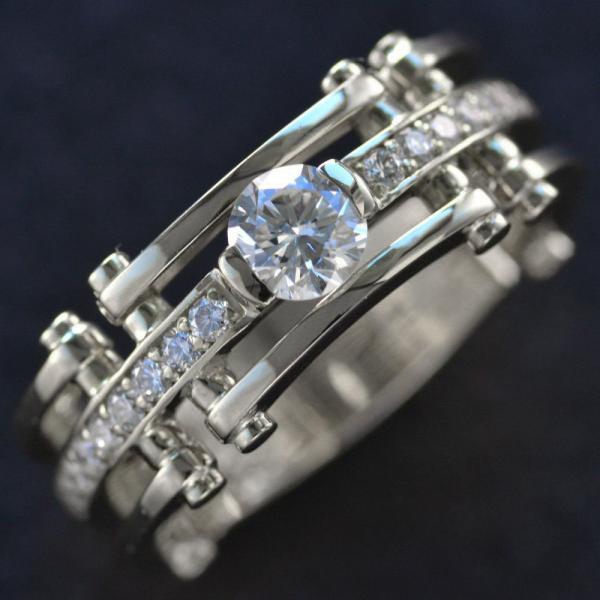 指輪 メンズリング プラチナ Pt900 ダイヤモンド メンズ リング 男性