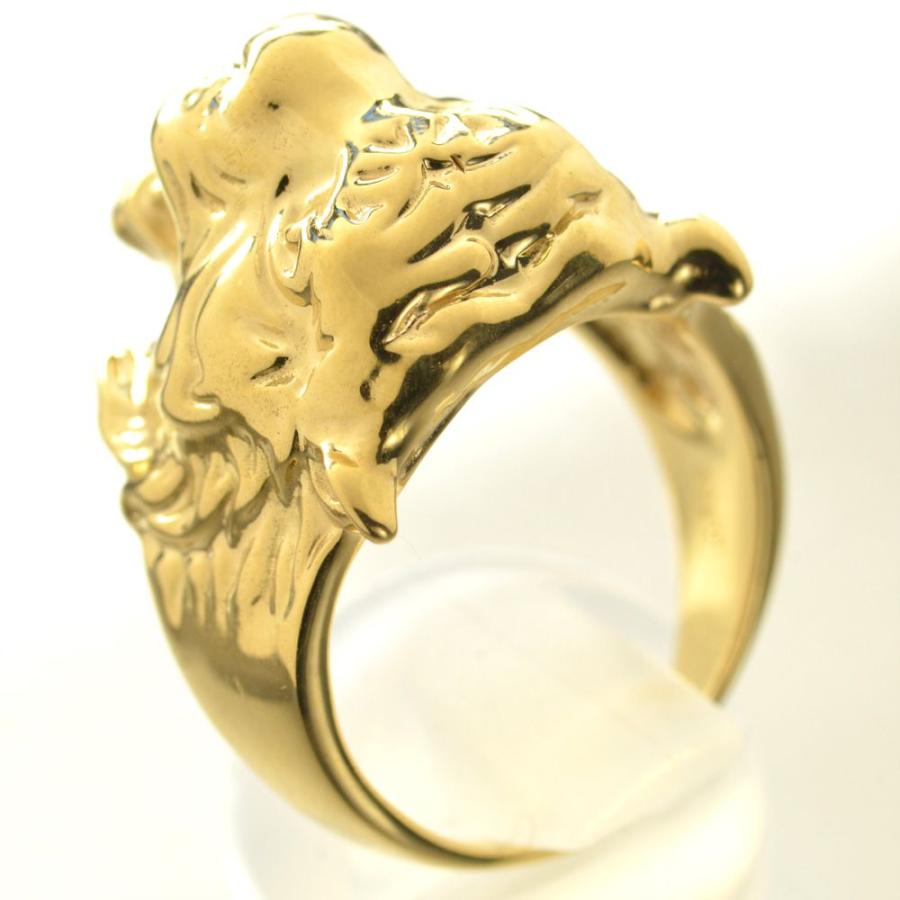 指輪 メンズリング 18金 K18 18k ダイヤモンド メンズ リング 男性