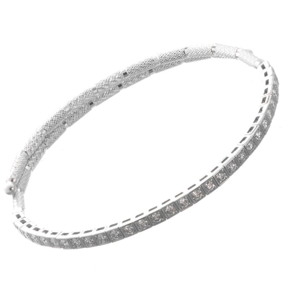 ブレスレット メンズ K18WG 18金 ホワイトゴールド ダイヤモンド 1