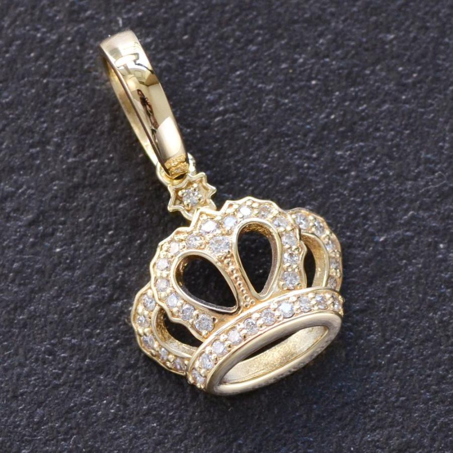 ペンダントトップ メンズ 18金 K18 ダイヤモンド メンズペンダント