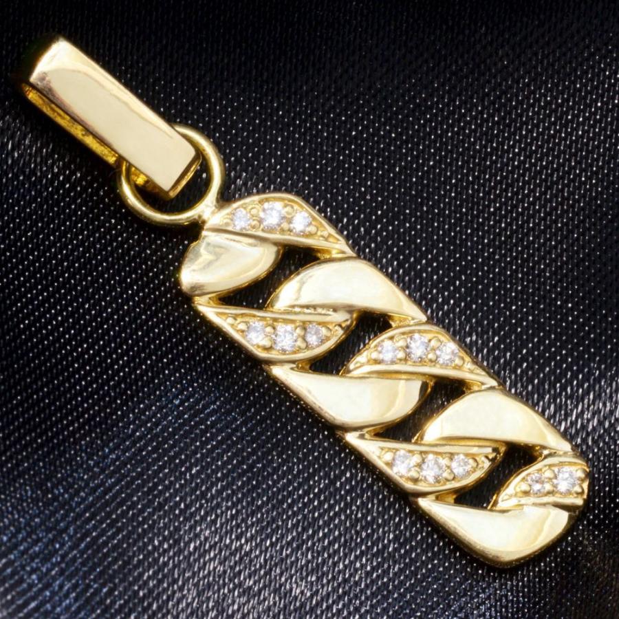 ペンダントトップ メンズ K18 18K 18金 イエローゴールド ダイヤモンド 喜平 キヘイネックレスヘッド ペンダントヘッド 爆買の画像