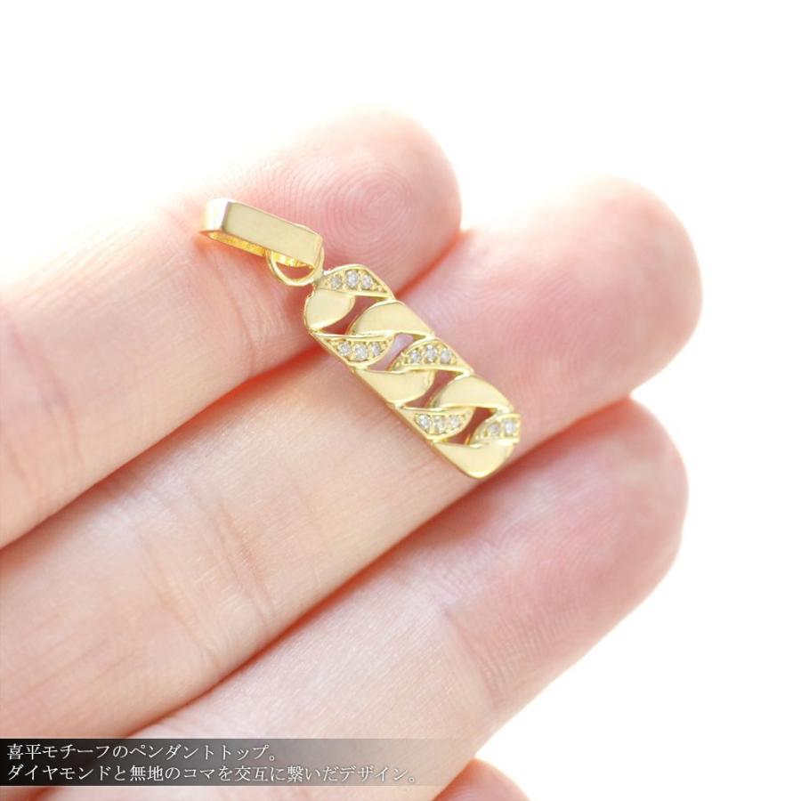 ペンダントトップ メンズ K18 18K 18金 イエローゴールド ダイヤモンド 喜平 キヘイネックレスヘッド ペンダントヘッド 爆買の画像
