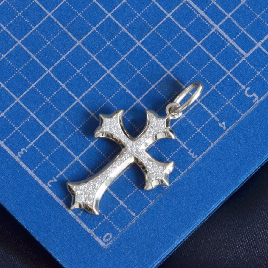 ペンダントトップ メンズ プラチナ Pt900 ダイヤモンド クロス 十字架