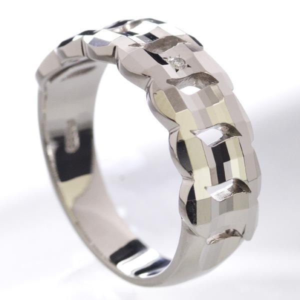 メンズリング プラチナ 指輪 メンズ リング ダイヤモンド 男性 日本製 刻印入り 鑑別書付き 人気 おすすめ 太め :DXD00008