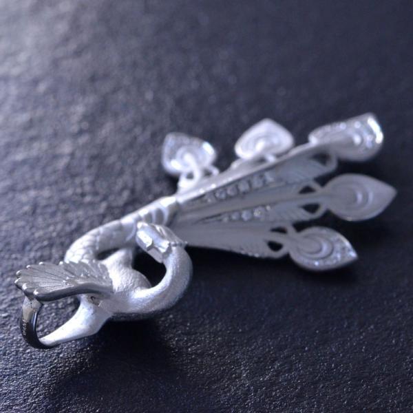 ペンダントトップ メンズ プラチナ フェニックス 鳳凰 ダイヤモンド