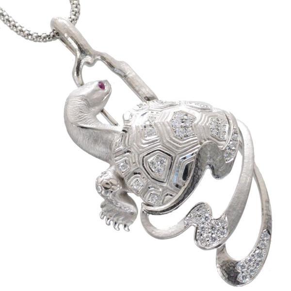 ルビー ダイヤモンド プラチナ ネックレス / 刻印あり | angelesojeda.com