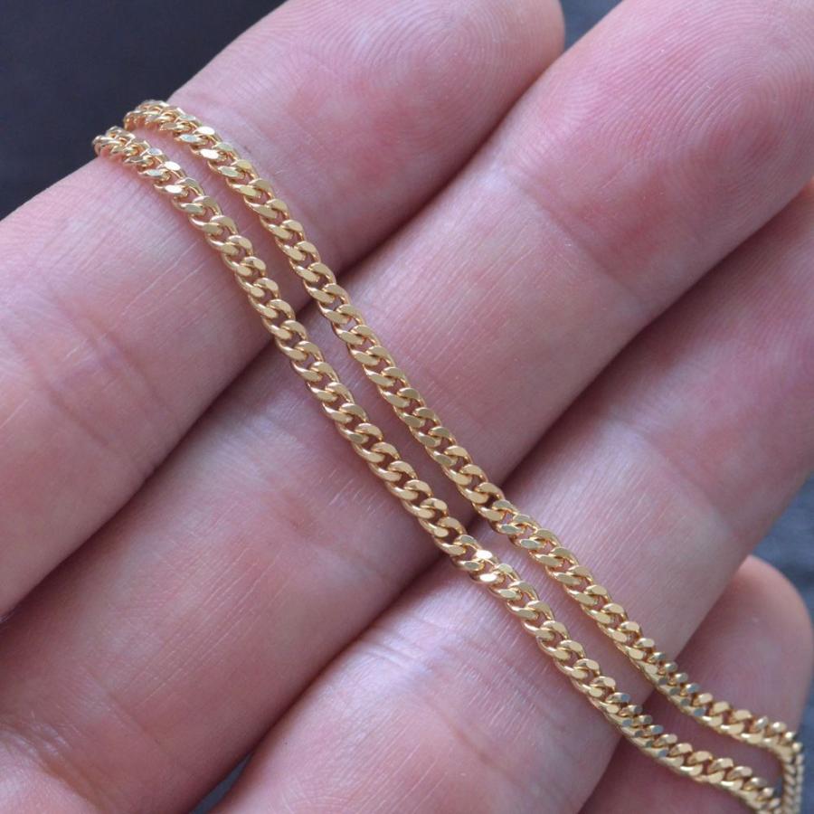 k18 徳力　リンクチェーン ネックレス 10g 徳力 喜平 ネックレス 10g 50cm 18金 K18 メンズ クロス 十字架