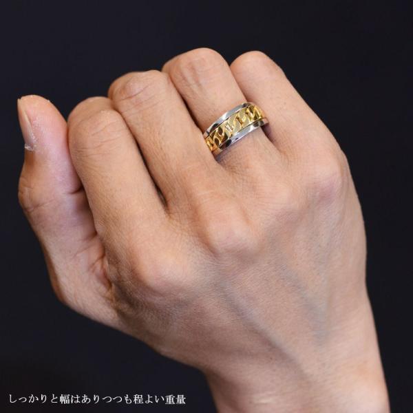 指輪 喜平 メンズリング K18 18k 18金 ゴールド プラチナ Pt950 メンズ