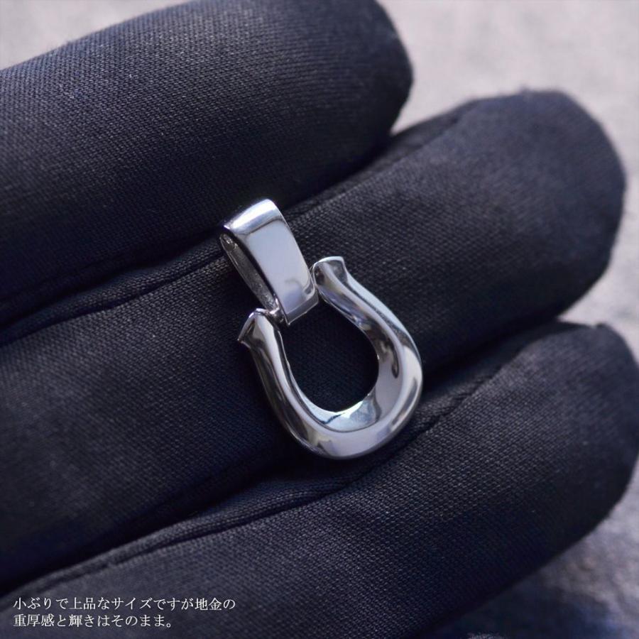 ペンダントトップ メンズ プラチナ 喜平用 メンズペンダントトップ 馬蹄 ホースシュー Pt950 ネックレスヘッド ペンダントヘッド 爆買の画像