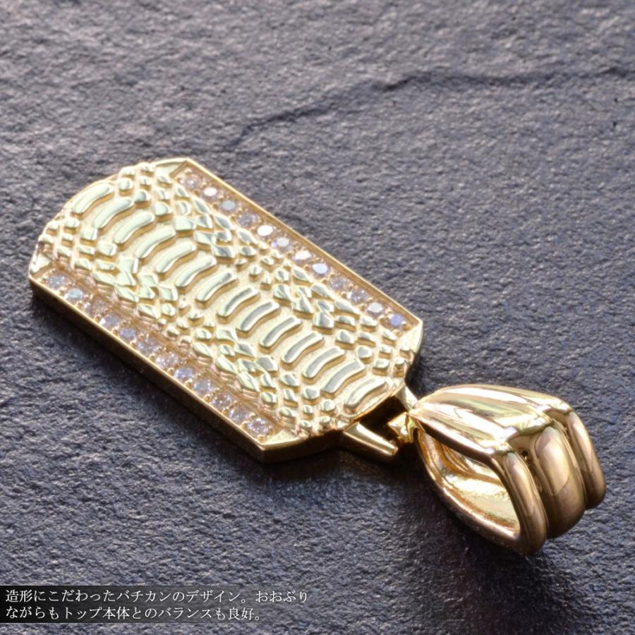 GW限定特価】ペンダントトップ メンズ K18 18金 ダイヤモンド