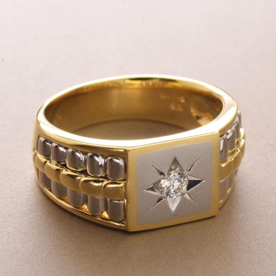 750.18金、サファイア(ダイヤ入り)指輪、No.1006. アクセサリー 