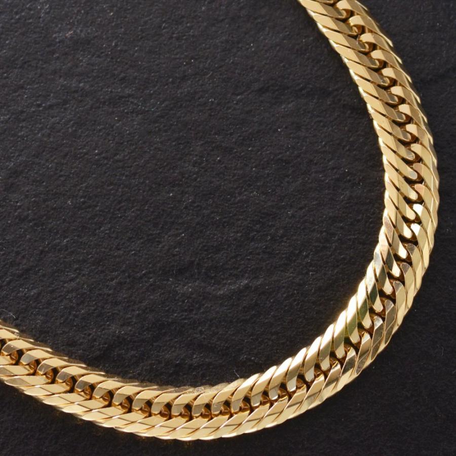 ファッション通販 刻印入り マイアミキューバン K18 喜平 ネックレス