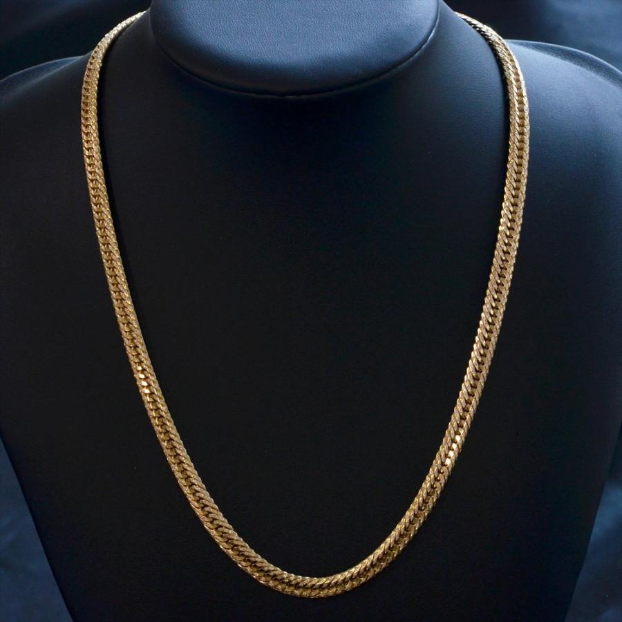 喜平 ネックレス 18金 K18 メンズ ダイヤモンド 2.3カラット トリプル