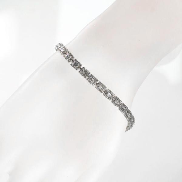 12%OFFクーポン】ブレスレット メンズ プラチナ ダイヤモンド