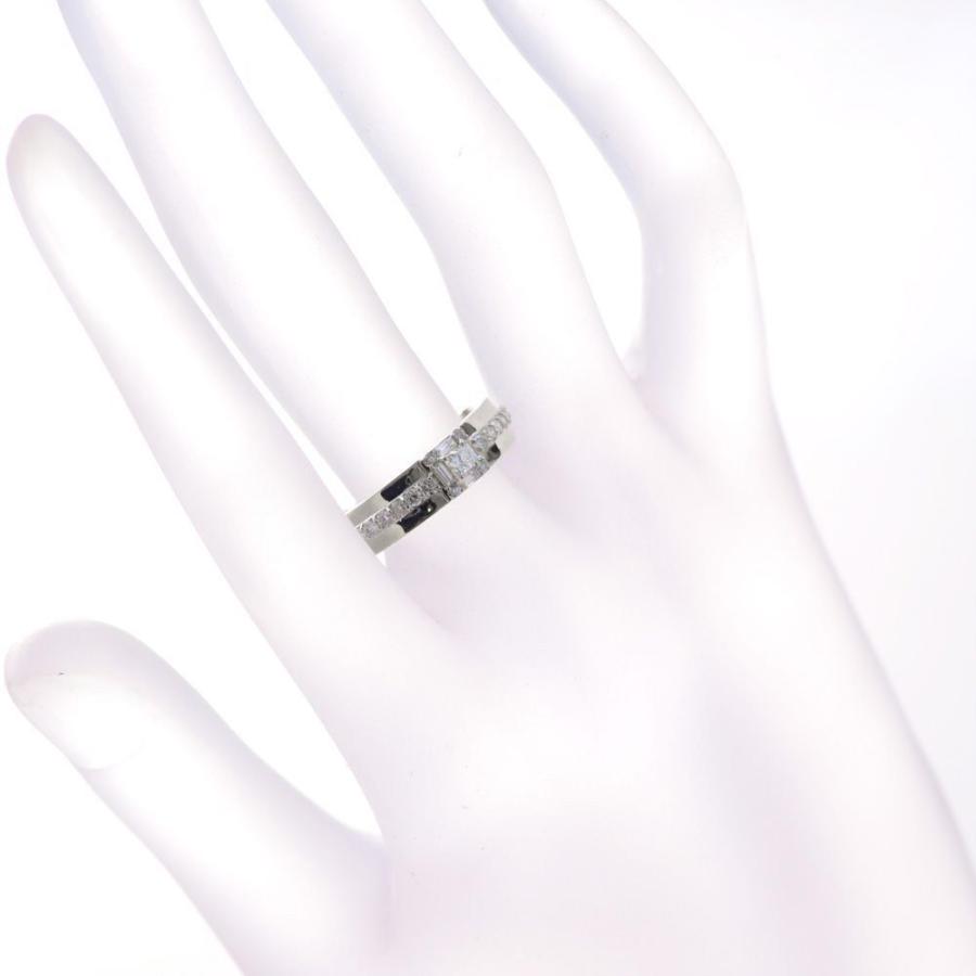 指輪 メンズリング プラチナ バゲットカット プリンセスカット