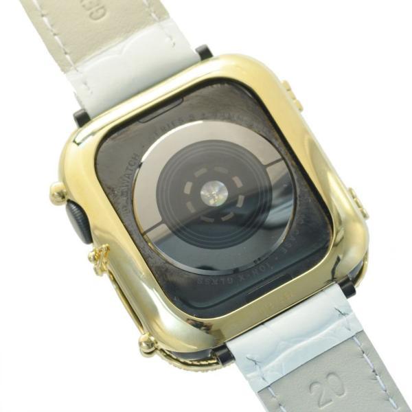 高級 アップルウォッチ カバー 18金 ダイヤモンド K18 44mm Apple