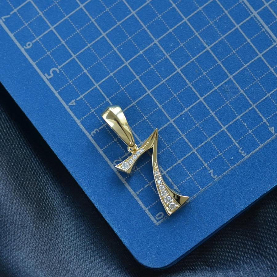 18金 ペンダントトップ メンズ K18 喜平用 ダイヤモンド 数字 ナンバー