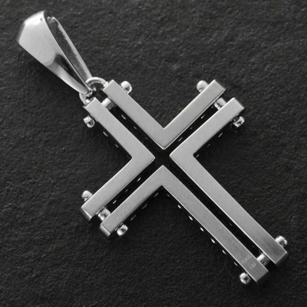 ネックレス　十字架　シルバーアクセサリー　メンズ　クール