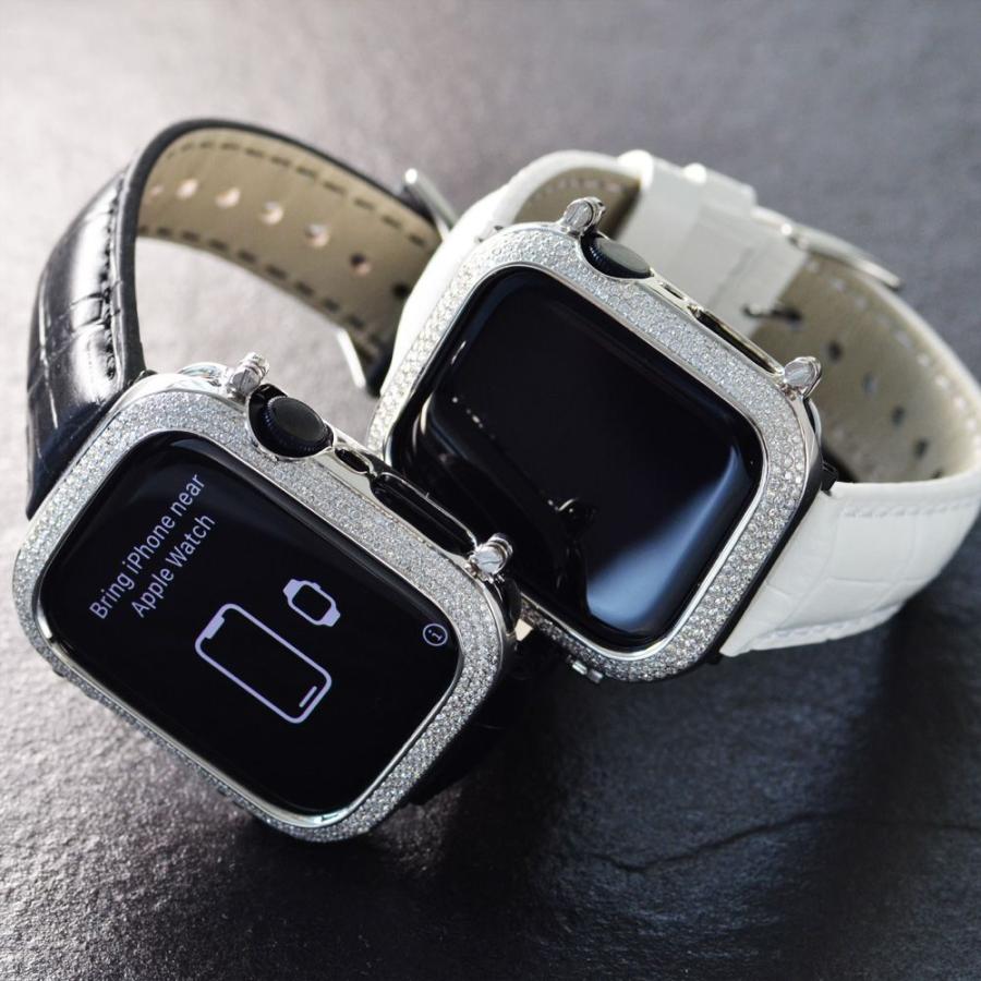 アップルウォッチ カバー プラチナ ダイヤモンド Pt900 45mm Apple
