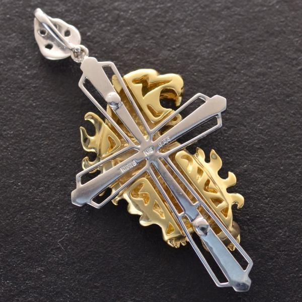 18金ホワイトゴールド ダイヤ＆ルビーペンダントトップ dwz00228.jpg