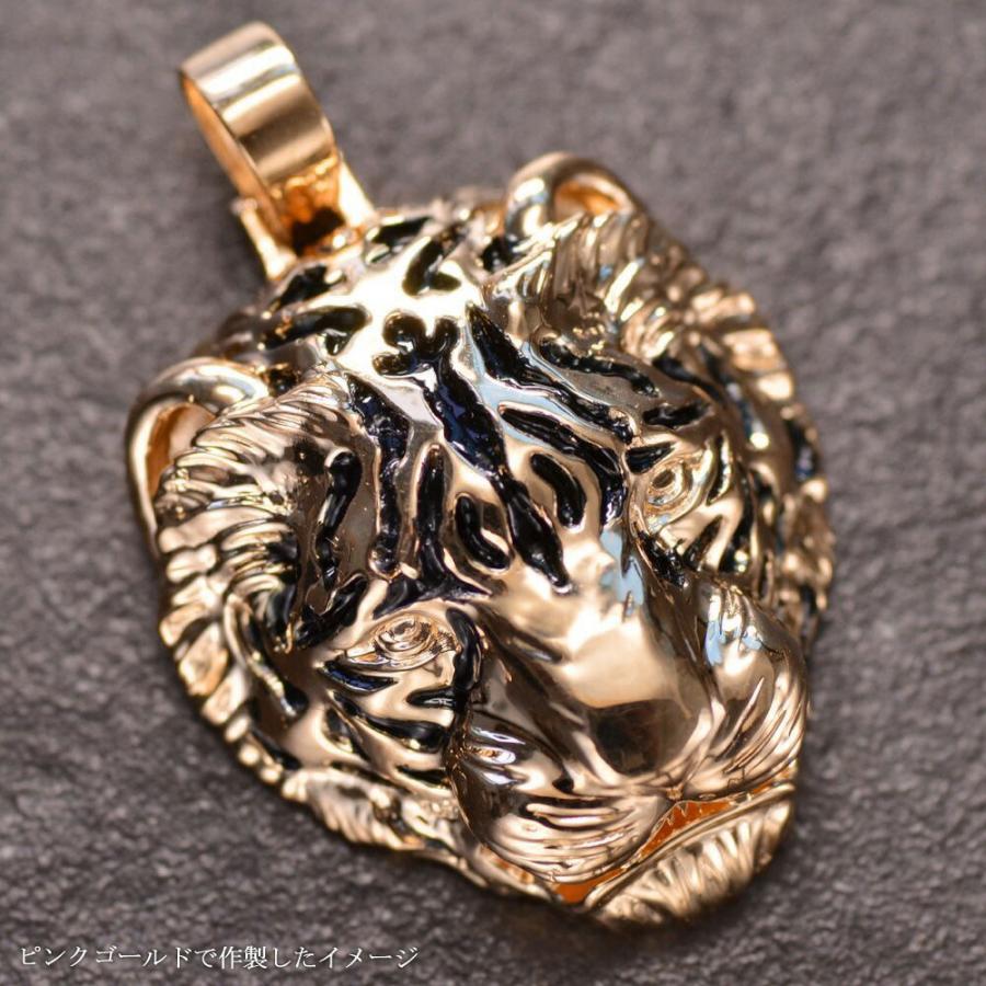 18金 ペンダントトップ メンズ K18 タイガー 虎 喜平用 ゴールド