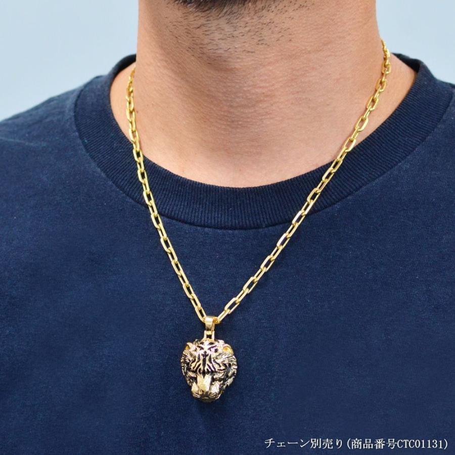 18金 ペンダントトップ メンズ K18 タイガー 虎 喜平用 ゴールド