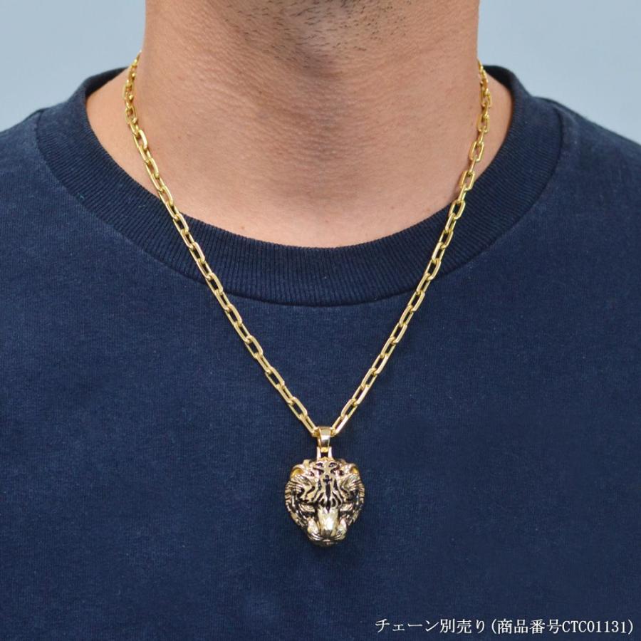 18金 ペンダントトップ メンズ K18 タイガー 虎 喜平用 ゴールド