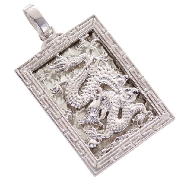 プラチナ pt 龍 ドラゴン ペンダント トップ プラチナ ダイヤモンド メンズ ネックレス ドラゴン 龍