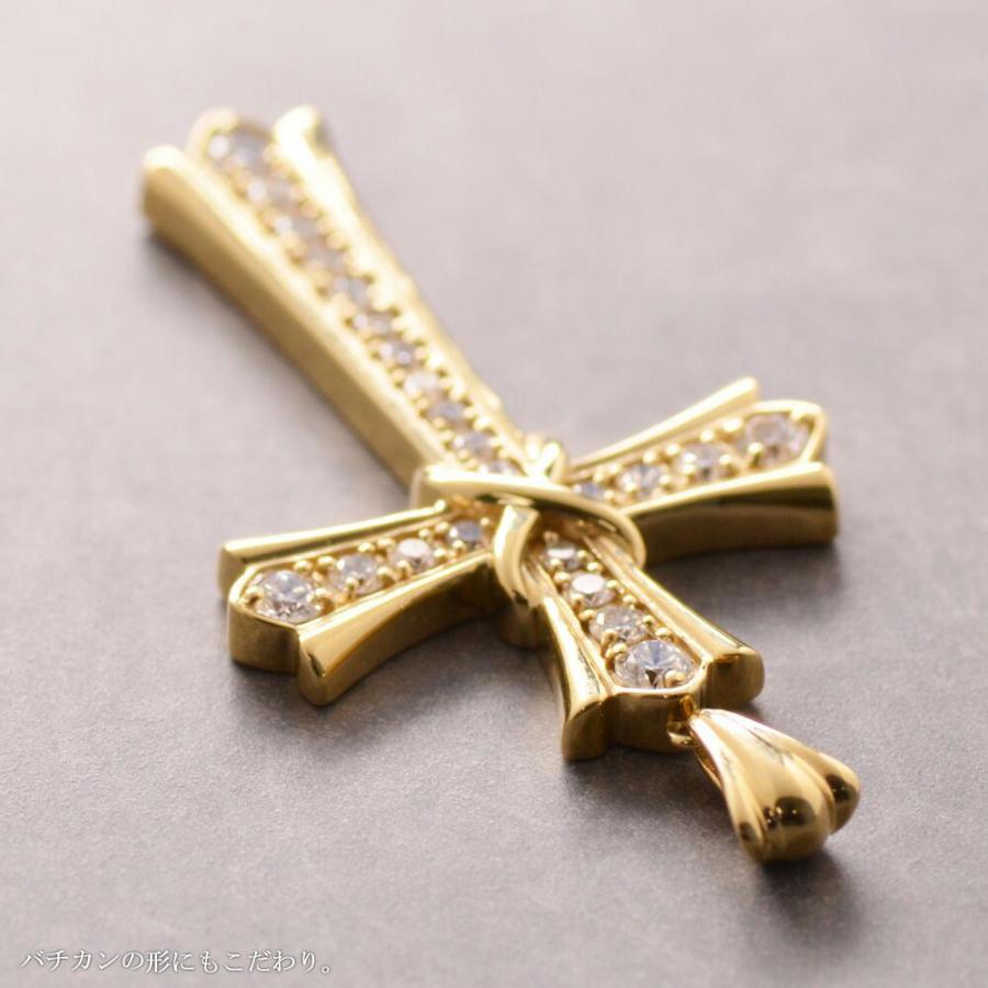 【18金】オニキス＆天然ダイヤ クロスデザインプレート型 K18ゴールド十字架 ネックレス クロスネックレス k18 18k 18金 クロス ペンダント