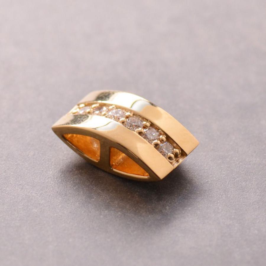 ペンダントトップ K18PG 18金 ピンクゴールド ダイヤモンド メンズ ネックレストップ ペンダントヘッド 爆買の画像