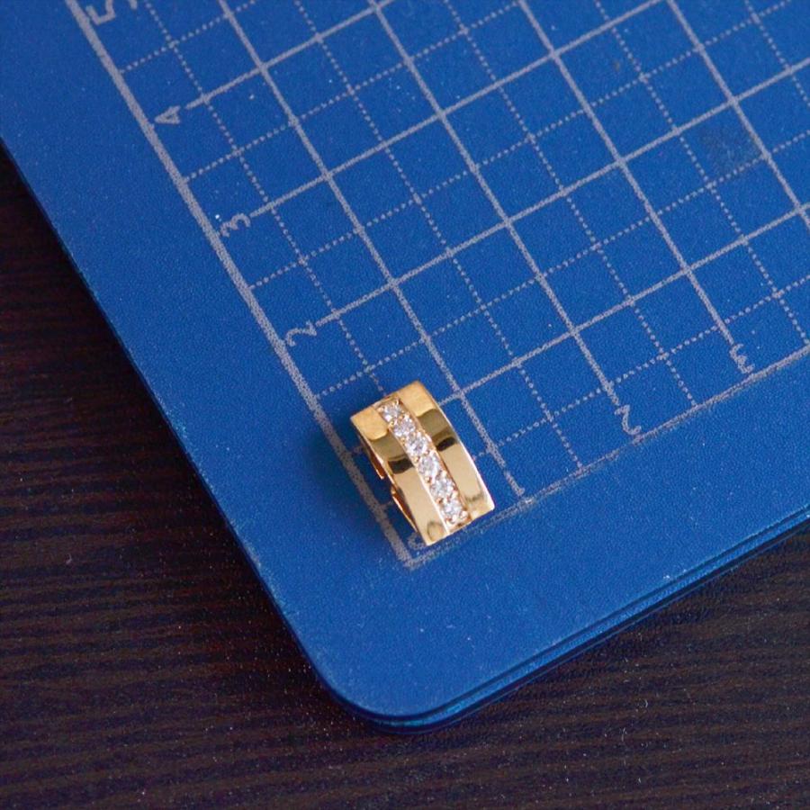 ペンダントトップ K18PG 18金 ピンクゴールド ダイヤモンド メンズ ネックレストップ ペンダントヘッド 爆買の画像