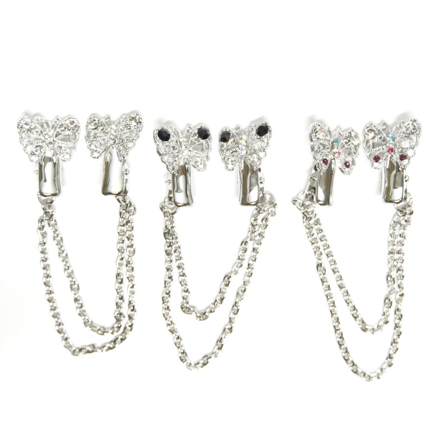 ストールクリップ カーディガンクリップ スカーフ マフラー留め ずれ