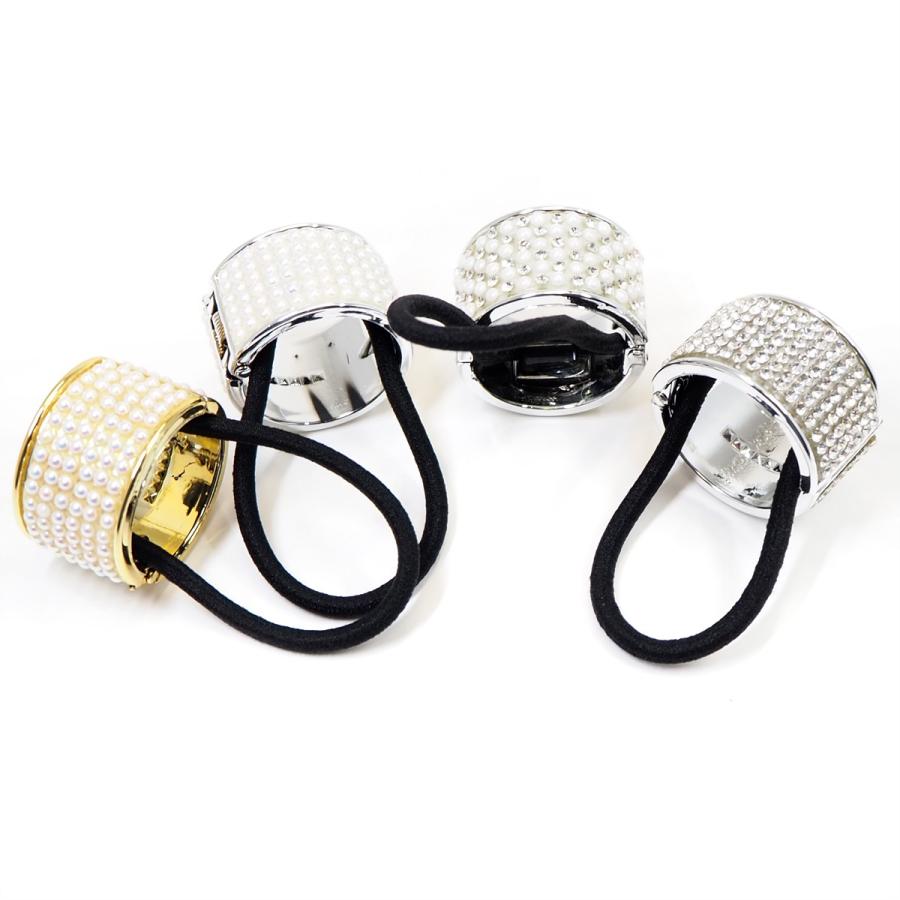 ヘアカフス ヘアリング まとめ髪 ヘアアクセサリー ポニーテール ヘア