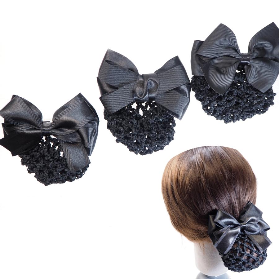 ネット付きリボン シニヨン バレッタ ブラックフォーマル対応 ネット着脱可 グロブラン サテンリボンテープ Hrk0103 アクセサリーのお店ナナ2 通販 Yahoo ショッピング