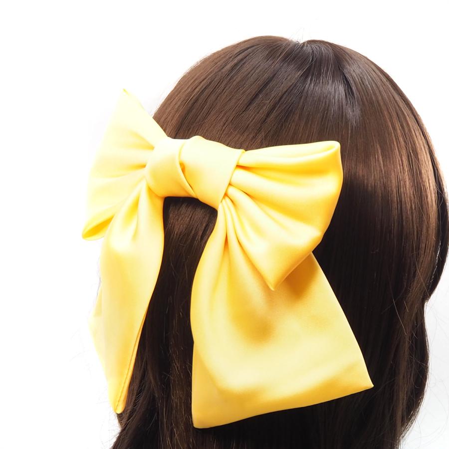 大きいリボンバレッタ 大正リボン 卒業式 入学式 和装 着物 袴ファッション サテン布袋縫い Hrk0117 アクセサリーのお店ナナ2 通販 Yahoo ショッピング