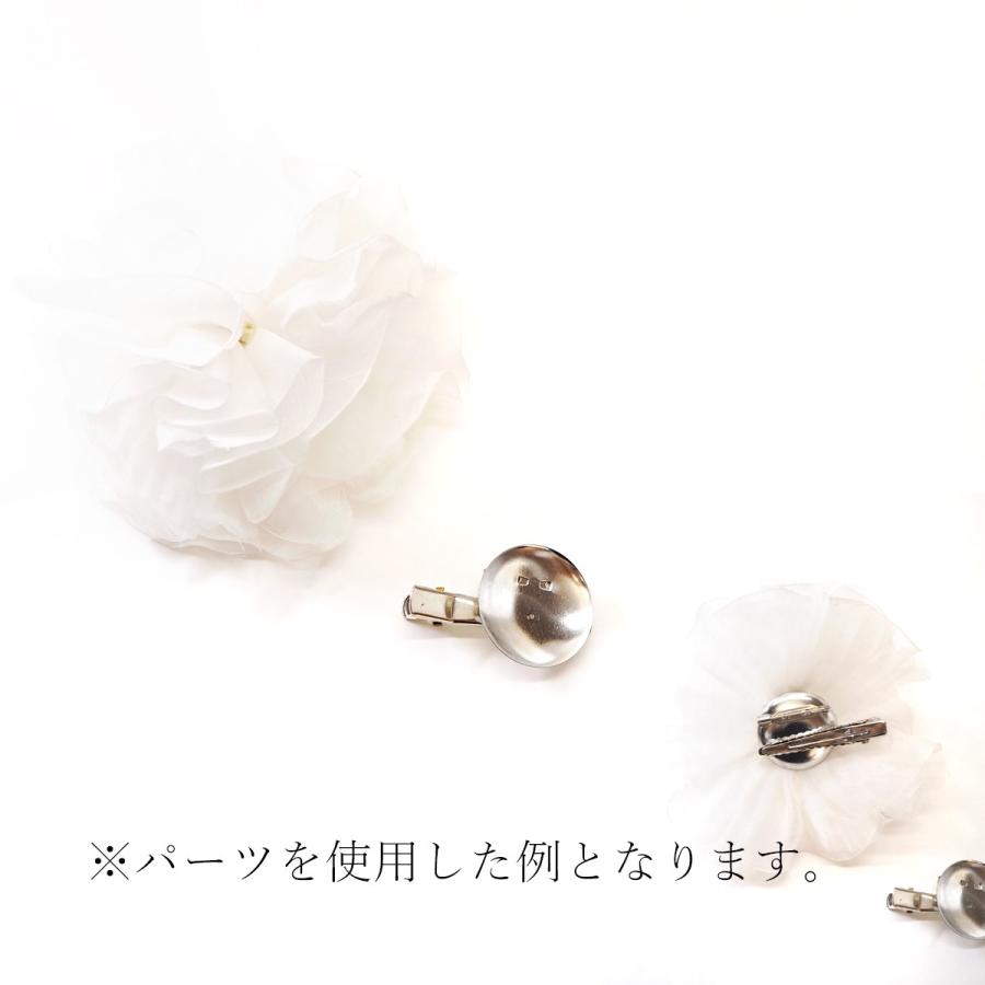 ブローチピン コサージュピン パーツ 2Way 台座 ハンドメイド 材料 10